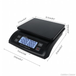 30 kg Elektroninės svarstyklės Svorio matavimo Virtuvinės svarstyklės Gramai LCD ekranas universalios namams Elektroninis svoris My06 19