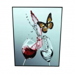 Svetainės dekoratyvinė tapyba Moderni minimalistinė sofa sienų tapyba Sienų tapyba &scaron;iaurieti&scaron;ka freska Drobė tapyba vieni&scaron;as medis 21*30cm