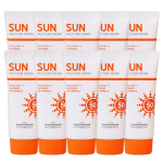 (10 pieces) FoodaHolic Multi Sun Cream 70ml SPF50/PA+++ red