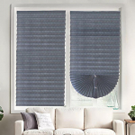 1 vnt. Pusiau užtemdantys langų užuolaidos Paprastos vonios virtuvės balkono biuro žaliuzės Sulankstomos užuolaidos 60/90x180cm 60x180cm pilka