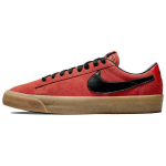 Nike Zoom Blazer Low Pro GT SB Cinnabar Gum Unisex Sportbačiai Raudoni Gumos-&Scaron;viesiai Rudi Juodi DC7695-600 38.5