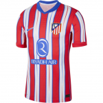 Nike Atletico Madrid 2024/25 Namų lengvas greitai džiūstantis patogus trumpomis rankovėmis futbolo mar&scaron;kinėliai Vyrams vir&scaron;utiniai drabužiai Karali&scaron;kai mėlynas &Scaron;viesiai raudonas Baltas FN8769-405 M