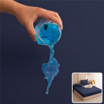 Elastine juostele pritvirtinta lovatiese, vandeniui atspari lova čiužinio apsauga. 80x200cm only a sheet