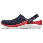 Crocs Lengvi Patogūs Neslystantys Mediniai Batai Unisex Avalynė Tamsiai Mėlyni Čili Raudoni 206708-4CC 45-46