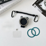 Magnetinis telefono laikiklis spaustukas laisvų rankų kuprinė/diržas su elastine virvele ne&scaron;iojamas mobiliojo telefono stovas Magsafe iPhone 16 15 14 13