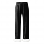 Women's fashionable casual solid color pants XXL