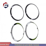 2 vnt. automobilio priekinio žibinto žiedo rėmelio apdailos dangtis, tinkamas BMW Mini Cooper R55 R56 Black -2PCS