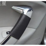 Car Door For Citroen C5 handle Protective Leather Cover Door handle leather case  Interior upgrades car interior Front door 2pcs juoda