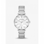 Michael Kors Addyson sidabro atspalvio laikrodis su logotipu MK4714 sidabras