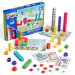 NumberBlocks MathLink Kubeliai 100 Veiklos Matematika su Japonijos Autenti&scaron;ku Vienu Dydžiu (1-10 kubelių, detalių) Rinkinys, Žaislas, Vadovas, 93417-J, Produktas,