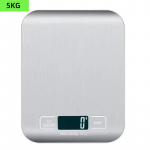 Skaitmeninės virtuvės svarstyklės LED ekranas 5kg/1g nerūdijančio plieno plok&scaron;tės elektroninės svarstyklės namų papuo&scaron;alai maisto užkandžiai svėrimas kepimo įrankiai