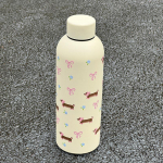 500 ml didelės talpos termosinė puodelis mergaitėms ir studentams, mokyklos vandens puodelis, ne&scaron;iojamas nerūdijančio plieno tiesaus vamzdelio puodelis 500ML