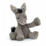 23/40/60 CM Mieli Burro Peluche žaislai Gražūs pilki asilų pliu&scaron;inės lėlės, įdaryti mink&scaron;ti gyvūnai kūdikiams kūdikio gimtadienio kambario dekoravimo dovanos about 23cm balta