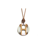 Hermes H Equipe Madingas Minimalistinis Asmenybė Madingas Jaučio Rago Karoliai Moteri&scaron;ki karoliai H057087FL13 Brown,F