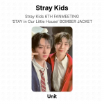 Stray Kids 6-asis gerbėjų susitikimas &lsquo;STAY in Our Little House&rsquo; BOMBERIO STILIAUS STRIUKĖ Oficiali nuotraukų kortelė Unit 02