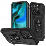 Dėklas, skirtas iPhone 15 14 13 12 11 Pro Max Samsung Google Xiaomi Redmi Case Heavy Duty su kamera 360 laipsnių pasukamas kickstand Tvirtas smūgiams atsparus dangtelis Samsung A22 5G