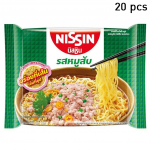 Nissin greitai paruo&scaron;iami makaronai kiaulienos skonio 60 g. x 5 / 10 / 15 / 20 vnt 60 g. x 20 pcs