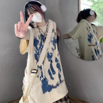 Y2k Streetwear mar&scaron;kinėliai trumpomis rankovėmis, moteri&scaron;ki vasaros grunge Harajuku mados laisvalaikio medvilniniai negabaritinių senovinių mar&scaron;kinėlių vir&scaron;ūnės M balta