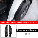 Purvasaugiai Apsaugos nuo purslų 2024 2025 Toyota Land Cruiser 250 Prado LC250 I&scaron;orės aksesuarai Apsaugos nuo purslų Purvasaugiai Sparnai juoda