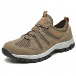 Mesh outdoor shoes men breathable mesh men's hiking sneakers 2024