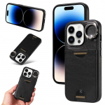 Žiedo odinės kortelės telefono dėklas, skirtas iPhone 15 Pro Max 14 Plus 13 Pro 12 11, skirtas Samsung Galaxy S24 Ultra S23 FE S22 S21 A25 A15 A54 A34 A14 atverčiamas dangtelis iPhone 7 (iPhone 8) raudona