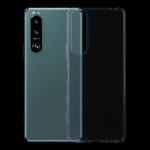 Skirtas Sony Xperia 5 III 0,75 mm itin plonas permatomas TPU mink&scaron;tas apsauginis dėklas