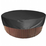 Apvalus vonios dangtis Lauko apsauga nuo UV spindulių SPA kubilo dulkėms atsparūs vandeniui atsparūs dangteliai Anti-UV medžiaga vandeniui atspari, tvirta, patvari 200X30cm