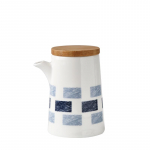 Namų keramikos prieskonių indelių rinkinys, kombinuotas, lazdelės, drenažo stovas, aliejinė, druskinė, prieskonių dėžutė, trijų dalių rinkinys, prieskonių indas