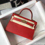 Naujas natūralios odos antrosios kartos krep&scaron;ys Mini krep&scaron;ys delno ra&scaron;tu Karvės odos, vieno peties moteri&scaron;kas krep&scaron;ys, klasikinis madingas ir universalus 21cm+box with silk scarf raudona