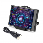 3,5 colio antrojo monitoriaus disko nemokamas IPS ekrano monitorius, dviguba C tipo sąsaja AIDA64 320x480, skirta asmeniniams kompiuteriams / mini ITX važiuoklei / procesoriui