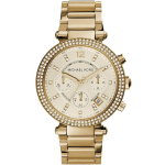 Michael Kors MK5354 Parker Aukso spalvos moteri&scaron;kas laikrodis 39 auksas