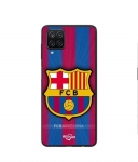 Coque - Maniacase - Samsung Galaxy A12 - Silicone - Souple - FC Barcelona logo