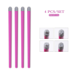Nagų pie&scaron;tukas perkėlimo &scaron;tampavimo spausdinimo įrankis tikslūs nagų dailės dizainai lengva naudoti kūrybingas manikiūras gėlių drugelio ra&scaron;tas 4pcs