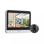 3 MP &bdquo;WiFi&ldquo; vaizdo durų skambutis, skirtas buto &bdquo;Peephole&ldquo; kamerai, 4,3 colio ekranas &bdquo;Smart Life&ldquo; / &bdquo;Tuya APP 1080P&ldquo;