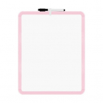 Small Dry Erase Whiteboard 14 x 11 Mini White Board with Marker žalia