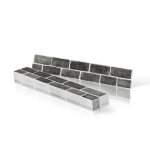 Kūrybingas plytų ra&scaron;to sienos lipdukas Sienos juostos lipdukas Lipnus plytų ra&scaron;to vandeniui ir drėgmei atsparus tapetas Tapetų atnaujinimas 10.16 * 50.8CM * 12 pieces