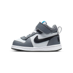 Nike Court Borough Mid Kasdieniai Patogūs Neslystantys Dilimui Atsparūs Kvėpuojantys Vidutinio Auk&scaron;čio Basakojai Kūdikio Batai 870027-009 23.5