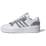 Adidas Originals Rivalry Low Neslystantys Lengvi Žemi Skate Batai Moteri&scaron;ki Kedai Balti Blizgūs FV4329 37⅓