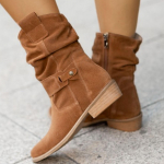 Moteri&scaron;ki aulinukai Žiemos mada Žemas kulnas Zom&scaron;a Moteri&scaron;ki batai Klasikiniai Ruda Juoda Lengvi Mink&scaron;ti Patogūs Platforma Moterims 39 ruda