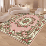 Vintažinis kaimi&scaron;kas kilimas Shabby Rose kilimai Prabangūs mink&scaron;ti eleganti&scaron;ki tradiciniai kilimai Gėlėti grindų kilimai Namų svetainės miegamojo kilimėliai 120*160cm