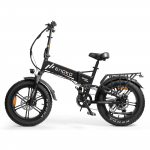 Elektrinis dviratis suaugusiems EMOKO 20 1000W variklis Sulankstomas elektrinis dviratis 48V 18AH Didžiausias greitis 50 km/h 7 pavaros Apkrova 120 kg EC20 pilka