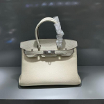 Nauja Fubao odinė TOGO odinė moteri&scaron;ka rankinė su matiniu krokodilo ra&scaron;to odos intarpu 25/30cm sidabrinė sagtelė 20cm