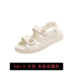 Platformos basutės moteri&scaron;kos vasarinės naujos universalaus sportinio stiliaus Velcro mažo kvapo stiliaus romėni&scaron;kos basutės 38 beige