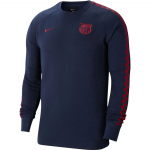 Nike FC Barcelona Fleece apvaliu kaklu ilgomis rankovėmis džemperis vyri&scaron;kas BQ6500-451 S
