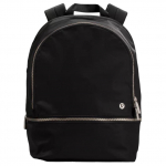 Lululemon 20L Miesto nuotykių paprastos spalvos paprastas užtrauktuku užsegamas kuprinė Moteri&scaron;ka kuprinė Juoda LW9DU4S-0001 Black/BLK