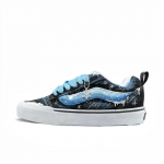 Vans Knu Skool Audinys Atsparus trinčiai Atsparus trinčiai Žemi Batai riedlentei Unisex Mėlyni VN0009QC6BT1(Team613-) 35