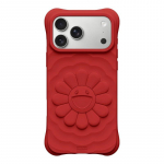 Takashi Murakami Saulėgrąžos telefono dėklas iPhone 17 Pro Max Skysto silikono smūgiams atsparus dangtelis iPhone 16