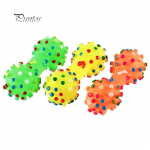Pet Puppy Sound Polka Dot Squeaky Guminis DumbBone kramtomasis žaislas