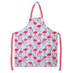 Les Tr&eacute;sors De Lily [Q7238] - Tablier cr&eacute;ateur 'Flamant Rose' rose bleu - 90x70 cm