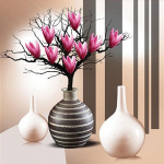 Visas apvalus 5D &bdquo;pasidaryk pats&ldquo; deimantinis siuvinėjimas gėlių deimantiniu tapyba kryželiu 30x30CM